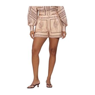 Ibana Serina Desert Shorts - Dames - Korte broeken - Beige - Maat: S