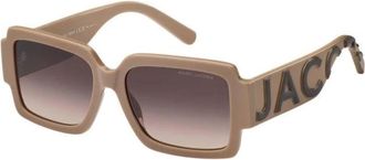 Marc Jacobs Brown Shaded Rectangular Ladies Sunglasses MARC 693/S 0NOY/HA 55