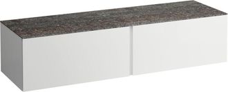 Laufen Il Bagno Alessi Cajonera, Encimera De Piedra Marrone - Laufen