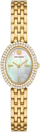 Tory Burch The Oval Bracelet Watch, 22mm x 28mm in Gold at Nordstrom