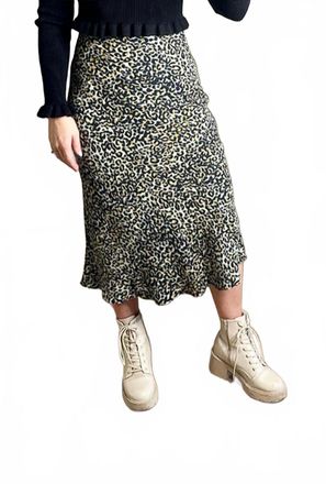 Dress Forum Wild Thoughts Midi Skirt In Animal Print