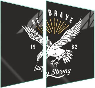 OEM Placa Protectora De Vidrio Para Estufa 70x52 Bird