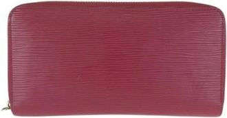 Louis Vuitton Pre-owned Wallets, female, Pink, Size: ONE SIZE Pre-owned Zippy Wallet Epi Long Wallet