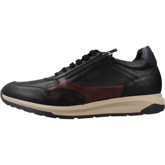 Fluchos Schoenen, Heren, Zwart, 43 EU, Leer, Karter Sneaker