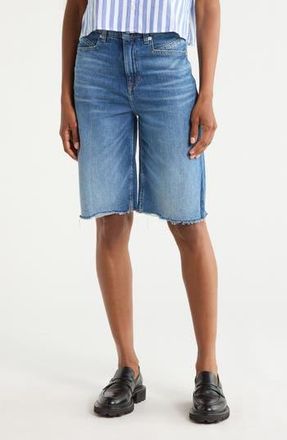 BOSS Denim Shorts in Bright Blue at Nordstrom Rack, Size 28