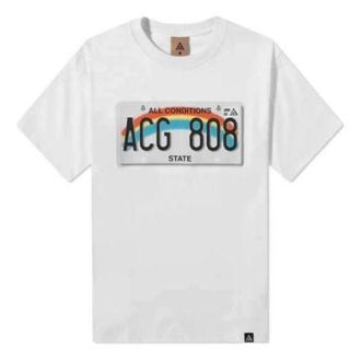 Nike ACG License Plate Short Sleeve Tee White DC5361-121