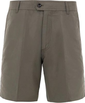 Tom Ford Technical Faille Tailored Shorts - Heren - Korte Broeken - Groen - W33 - Katoen - Korte Broeken