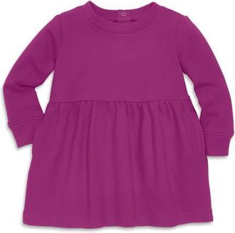 primary Baby Cozy Pocket Dress in Boysenberry at Nordstrom, Size 12-18M