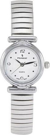 Peugeot Easy Read Expansion Stretch Watch- 25MM in Silver at Nordstrom