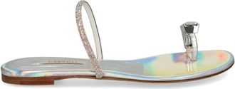 Casadei Sandali slides con anello - Argento