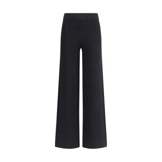 Max Mara Broeken, Dames, Zwart, S, Polyester, Marzia Pants