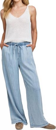 Gentle Fawn Camille Wide Leg Pant In Light Blue