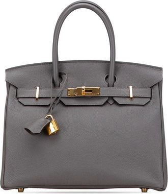 Hermès 2017 Togo Birkin Retourne 30 handbag - Grey