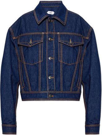Versace Denim Jacket - Dames - Spijkerjassen - Blauw - S - Denim - Jassen