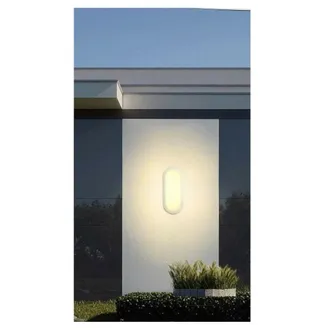 Trade Shop Trade Shop Traesio - Trade Shop - Led 18w Plafoniera Giardino Tartaruga Ip65 6500k 3000k 4000k Es51