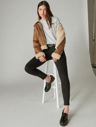 Lucky Brand Womens Mid Rise Ava Skinny