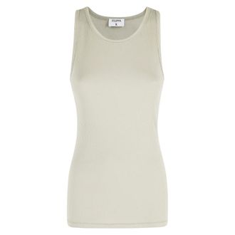 Filippa K Tops, Dames, Groen, XS, Fine Rib Tank