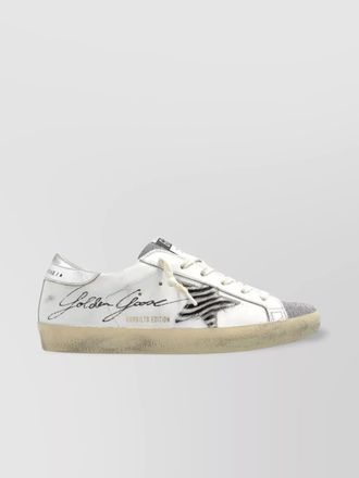 Golden Goose leather crystal-embellished low-top sneakers