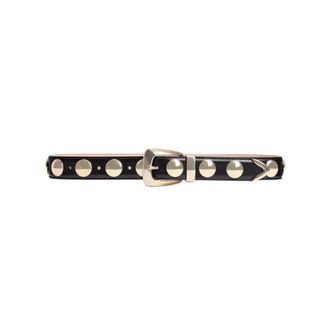 Khaite Belts, female, Black, Size: 85 CM Benny Belt