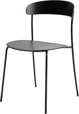 New Works Design Stuhl Missing ohne Armlehnen - Eschenholz gebeizt