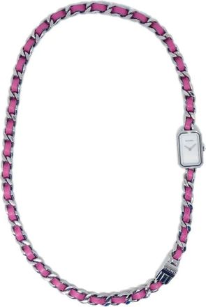 Chanel 2017 Premiere Rock Pop 15mm - women - stainless steel/Leather - One Size - Silver