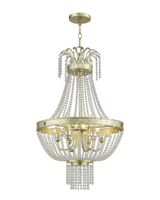 Livex Lighting Livex Valentina 6-Light Winter Gold Pendant