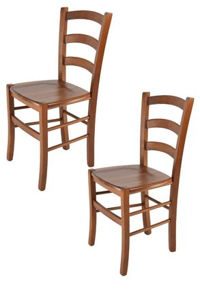 Tommychairs Tommychairs Set 2 Sillas Venice En Haya Nuez Claro