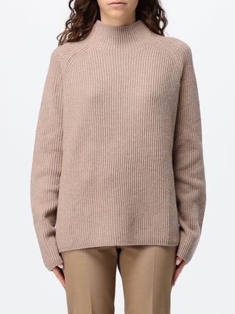 Max Mara S Max Mara Dolcevita in lana e cashmere a coste con spalle cadute