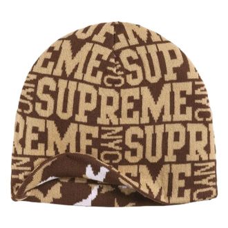 SUPREME FW26 Reversible Camo Beanie Brown SUP-FW26-1073-BRN