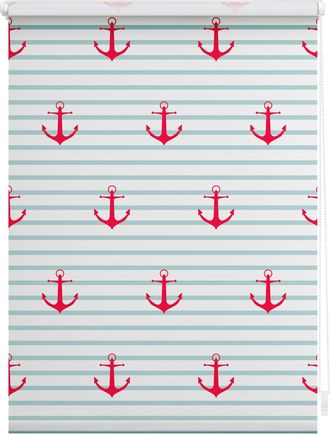 Lichtblick Original Seitenzugrollo »Rollo Klemmfix, ohne Bohren, Verdunkelung, Anker gestreift« verdunkelnd Verdunkelung energiesparend freihängend