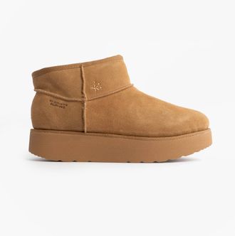 Skechers 169143/csnt Keep Cozy Womens Boots Chestnut - Brown Suede - Size UK 5.5