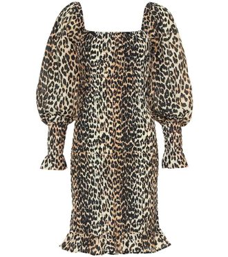 Ganni Cotton and silk minidress