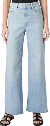Paige Anessa Raw Hem Jean In Lisbon Light