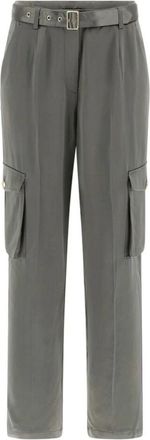Guess Slim Fit Broek Gre - Dames - Straight fit broeken - Groen - XL - Broeken