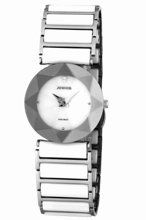 Jowissa Womens : facet womensmother of pearl watch - White - One Size