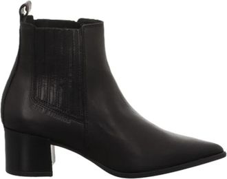 Copenhagen Chelsea Boot - Dames - Laarzen met Hak - Zwart - 37 EU - Leer - Schoenen