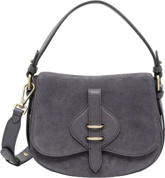 Coccinelle Bolso Cruzado Mavery de Ante - Bags - Mujer - Gris - ONE SIZE