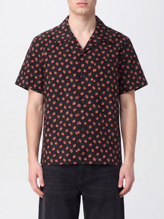 J.W.Anderson Camicia bowling in cotone a maniche corte con stampa Fruit