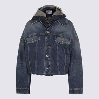 Jean Paul Gaultier Blue Cotton Denim Jacket