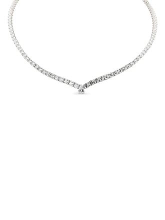 Cartier 2002 platinum diamond necklace - women - Platinum/Diamond - One Size - Silver