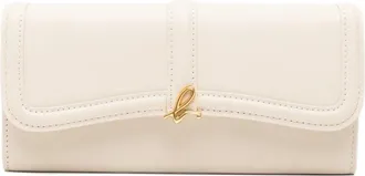 agnès b. leather wallet - women - Bovine Leather - One Size - Neutrals