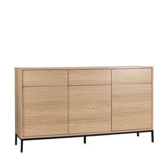 Klast Aparador efecto madera natural 148x85 cm