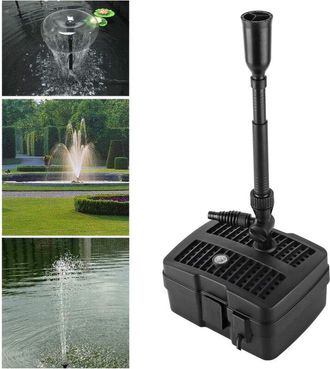 OEM Bomba Para Estanques 4 En 1 Con Filtro, Filtro Uv De 5 W, 1000 L/h, Con Cable De Alimentaci&oacute;n De 10 M Para Fuentes Y Jardines