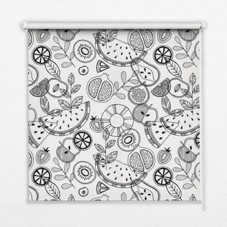 Tulup Tenda A Rullo Interna Per Finestra - Tenda Filtrante Luce - Tenda Privacy - Tenda Decorativa Rettangolare - Rullo Per Interni - (90 Cm X 180 Cm) - Fru