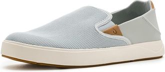 Olukai Laeahi Nui Mens Shoes Cloud Grey/Tan : 10.5 D - Medium, Textile
