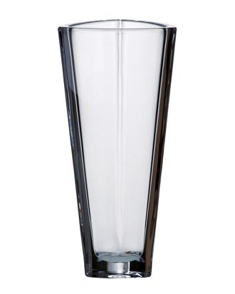 Barski Crystalline 12in Triangle Vase