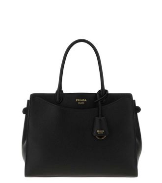 Prada Black Prelude Large Tote