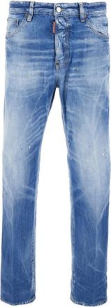 Dsquared2 Blue Mid Rise Jeans