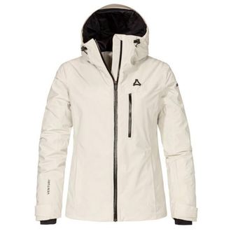 Sch&ouml;ffel Jacket Nollen Skijacke f&uuml;r Damen | beige/wei&szlig;