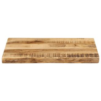Berkfield Home Table Top Live Edge 60x40x3.8 cm Solid Wood Rough Mango in Brown